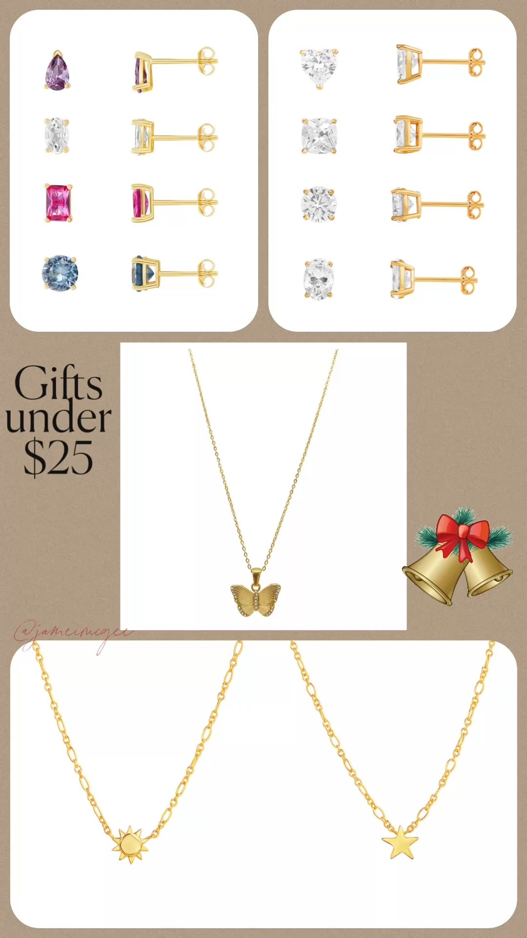 Jewelry Gifts under $25 

Gold Plated Jewelry 

Sticking stuffers 

#LTKFindsUnder50 #LTKGiftGuide #LTKHoliday