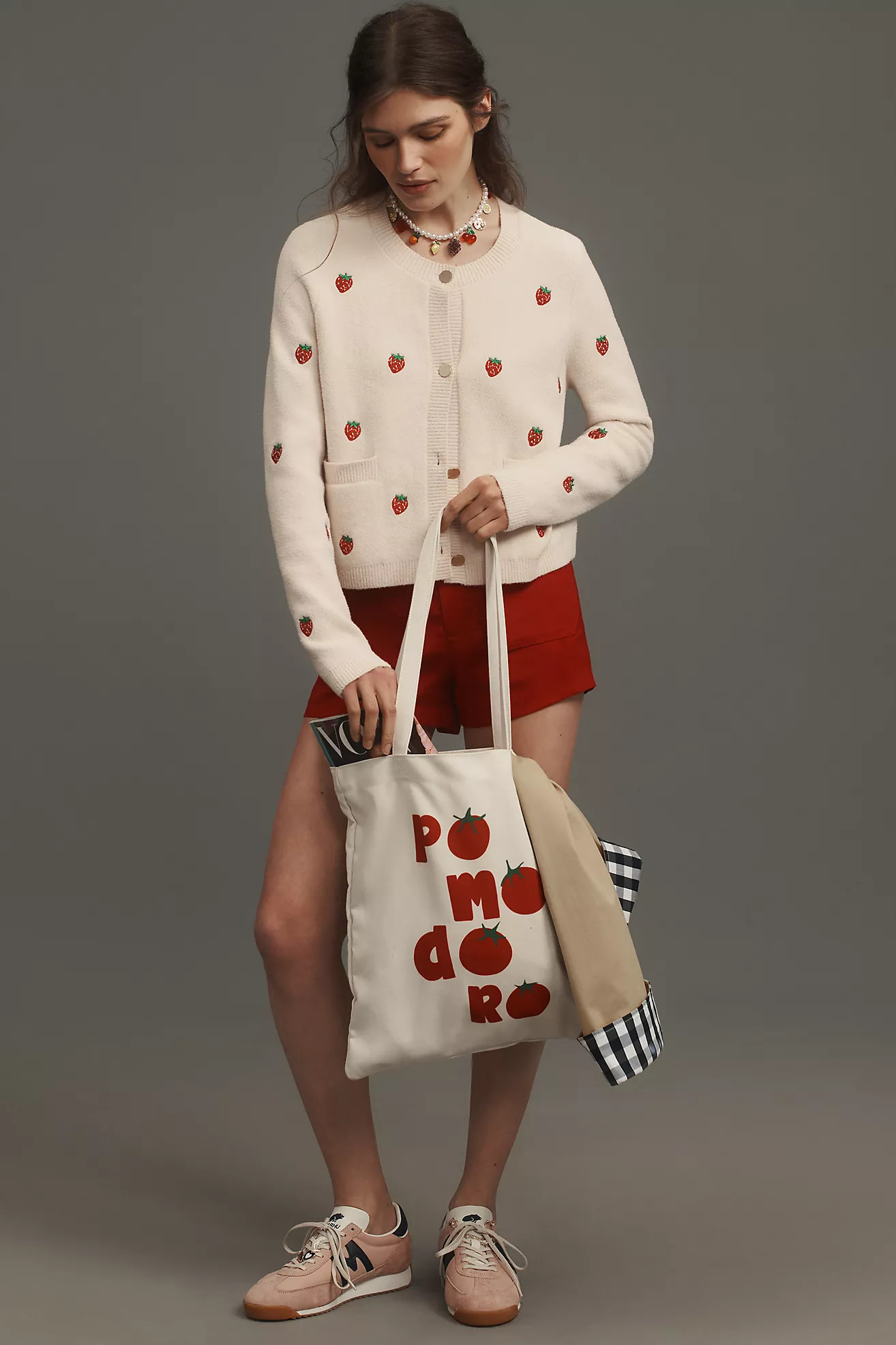 Fruits & Veggies Canvas Tote | Anthropologie (US)