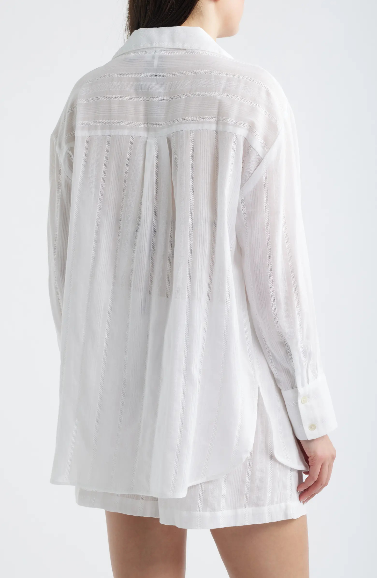 Textured Cover-Up Shirt | Nordstrom