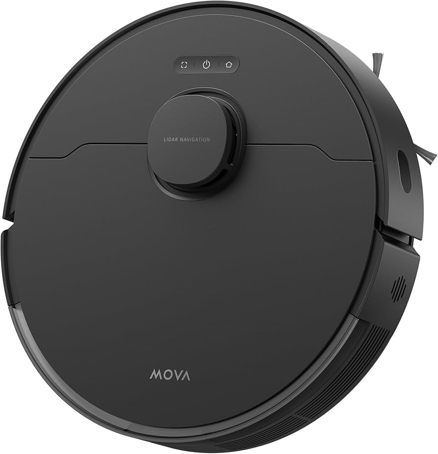 Mova S10 Robot Vacuum Cleaner with 7000Pa Suction, 260 Mins Run Time, Liftable Brush, Self-Chargi... | Amazon (US)