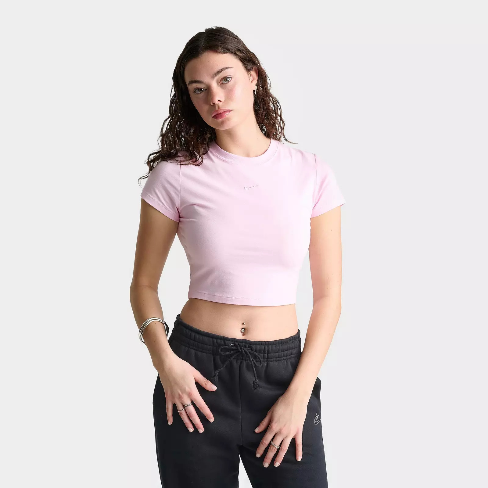 Women's Nike Sportswear Essential Slim Crop T-Shirt | JD Sports (US)