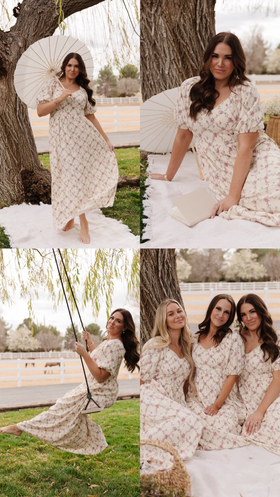 curvy midsize blush floral maxi dress for spring! in the size large 🌸 

#LTKMidsize #LTKSeasonal