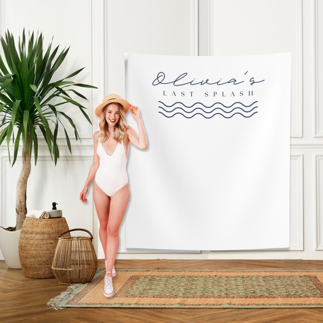 Last Splash Bachelorette Banner Palm Springs Bachelorette - Etsy | Etsy (US)