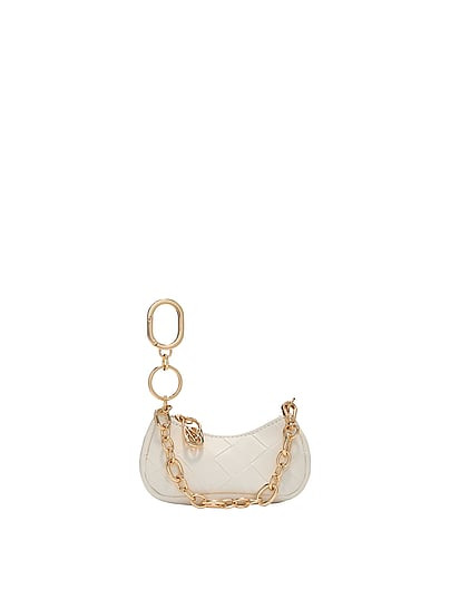 Micro Bag Charm Keychain, White/ivory, One Size - Women's Small Accessories - Victoria's Secret | Victoria's Secret (US / CA )