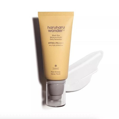 Korean Kbeauty (1.69 oz) Haruharu Wonder Black Rice Moisture AiryFit Daily Sunscreen Unscented SPF 50 PA++++ (1.69 oz) Very High Sun Protection | Target