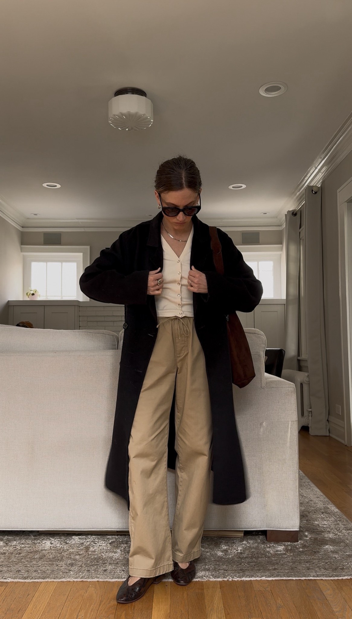 Look of the Day // 3.27

Sèzane cardigan shirt, S, I sized up. Gap Factory barrel pants, 0R, TTS but I got the regular not the petite! Sèzane flats, 5, check the sizing chart. Gap bag. Quince sunglasses. Mango coat, XS, TTS for an oversized fit  

#LTKPetite #LTKootd #LTKOver40