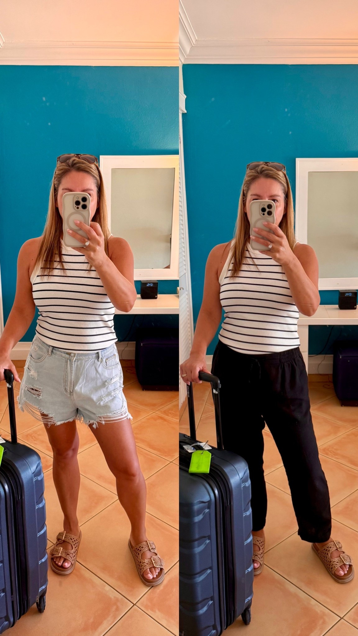 Travel outfit. I always keep socks in my bag because I’m not walking in the airport barefoot 🙃

#LTKOver40 #LTKTravel #LTKMidsize