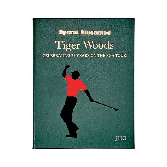 Leather Bound "Tiger Woods" Book | Mark and Graham