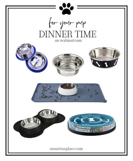 Be ready for your dog’s favorite time of day! All available on walmart.com.
#walmartpartner @walmart

Dog bowl, pet feeding mat, feed the dog

#LTKfamily #LTKfindsunder50
