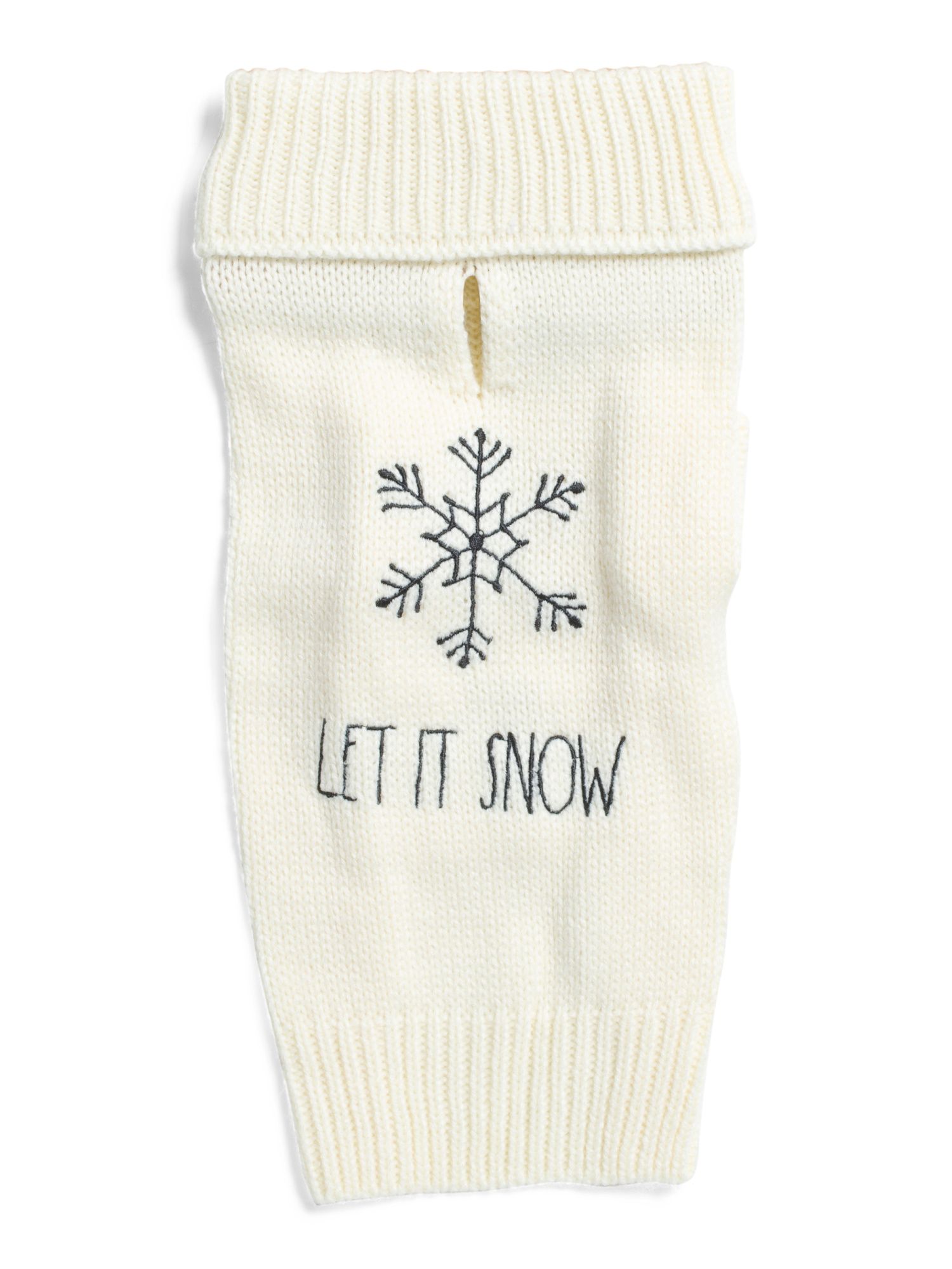 Let It Snow Embroidered Snowflake Pet Sweater | Home | Marshalls | Marshalls