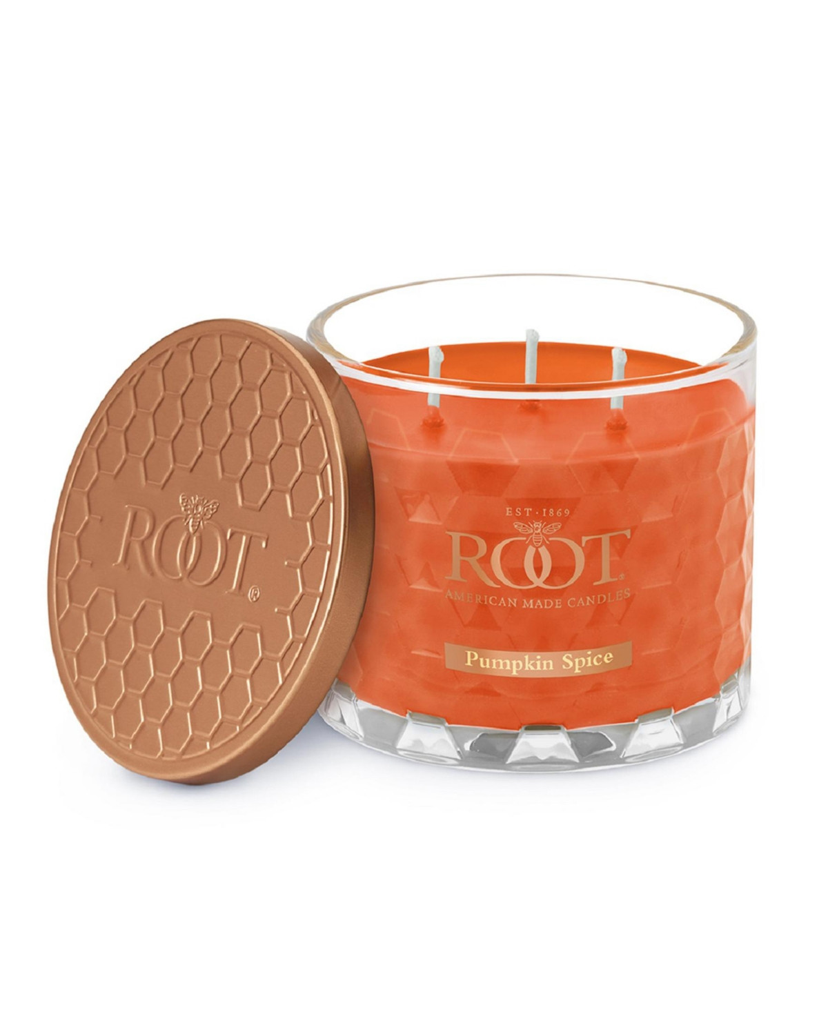 Pumpkin Spice Fragrance Honeycomb Glass Jar Candle | Macys (US)
