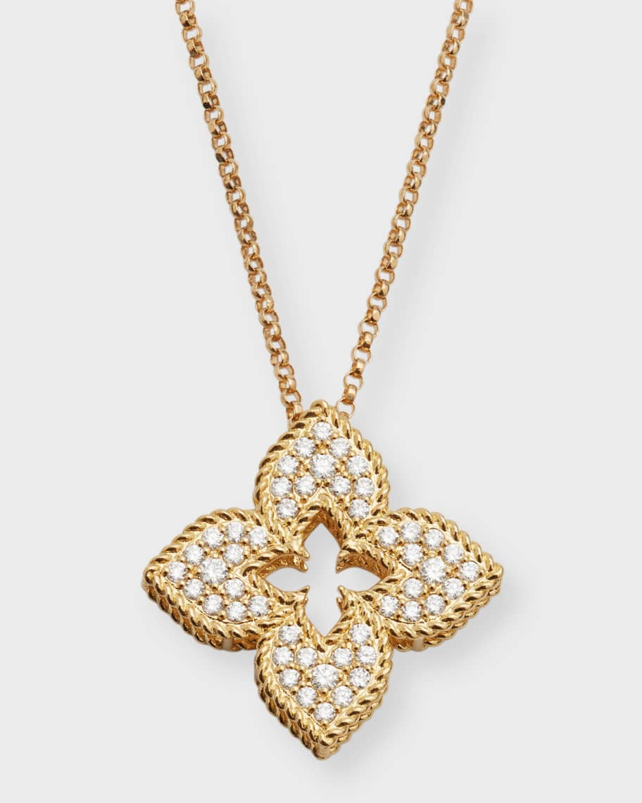 Roberto Coin18K Petite Venetian Princess Allover Diamond Flower Necklace$4,450Earn a $50-$500 Gif... | Neiman Marcus