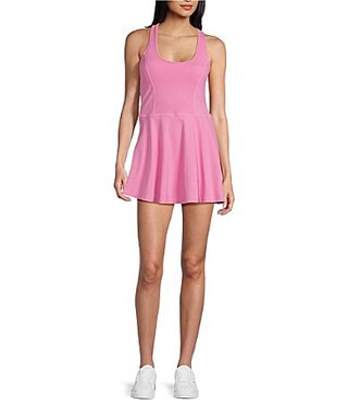 Active Seamed Bodice Pull-On Mini Tennis Dress - S | Dillard's