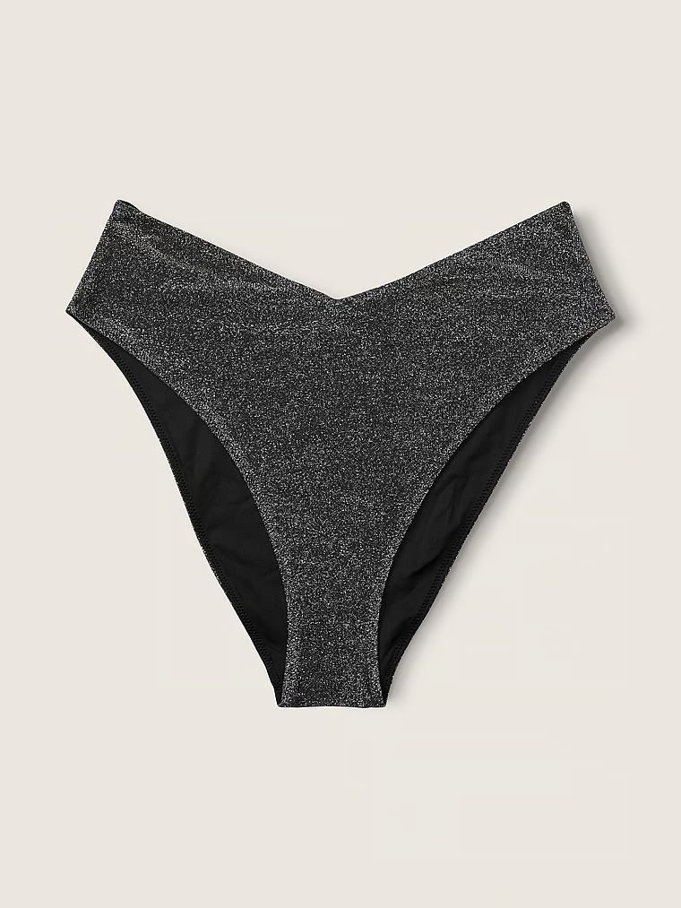 Shimmer High Waist Cheeky Bikini Bottom | Victoria's Secret (US / CA )