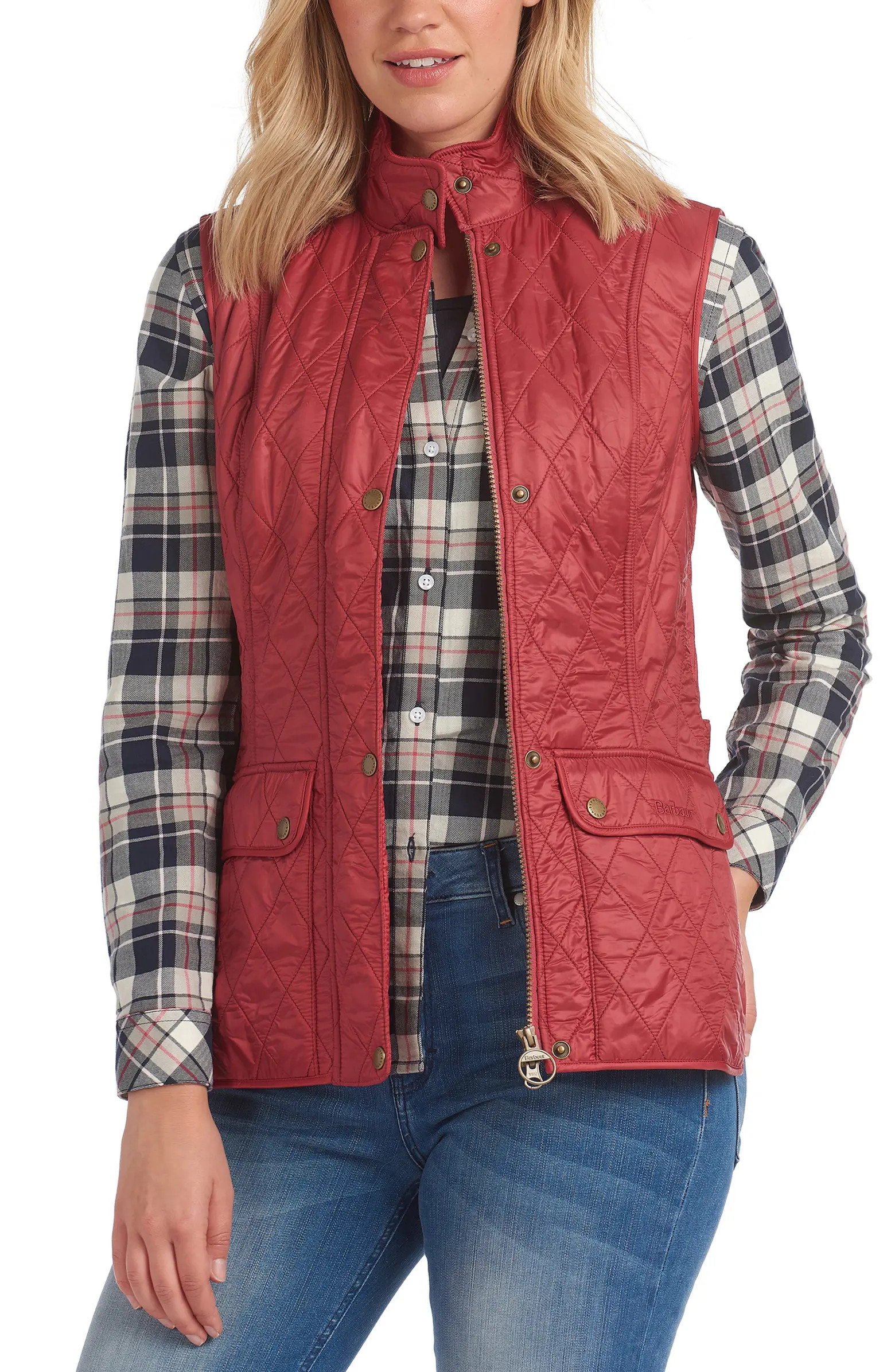 Barbour Wray Fleece Lined Nylon Vest | Nordstrom | Nordstrom