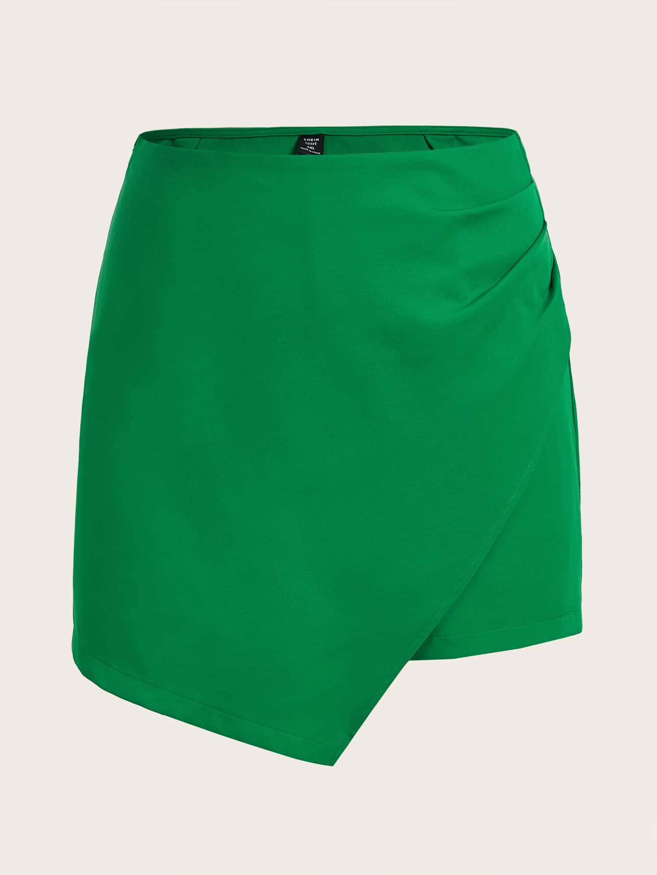 SHEIN Unity Plus High Waist Wrap Hem Skort | SHEIN