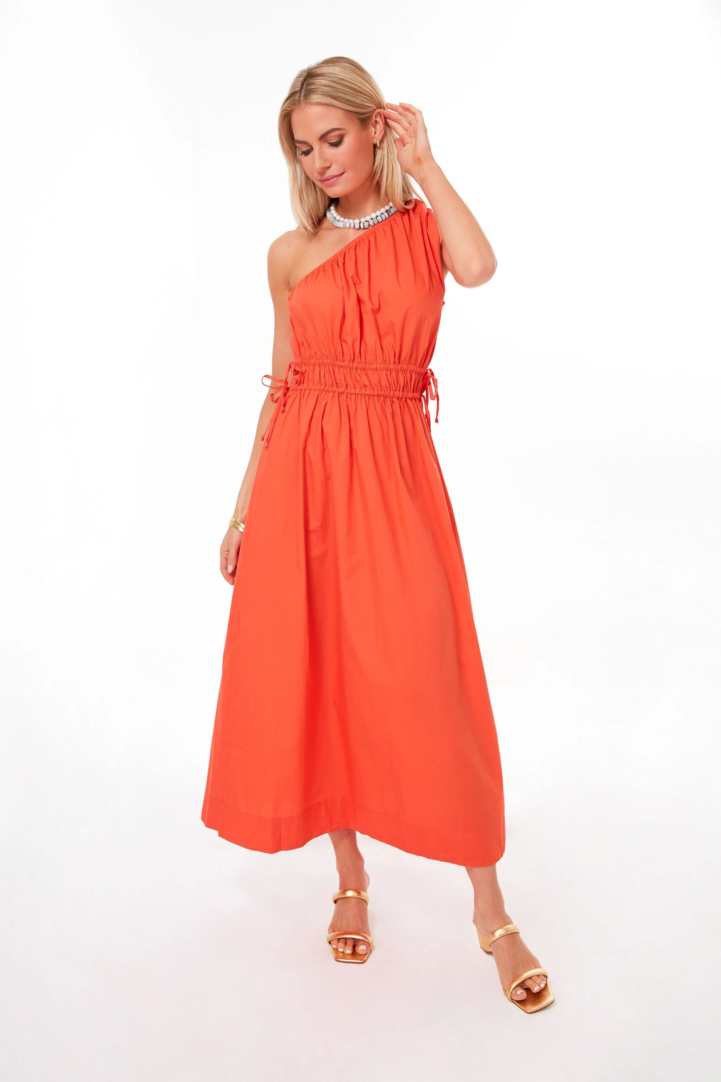 Morange La Ora Midi Dress | Tuckernuck (US)