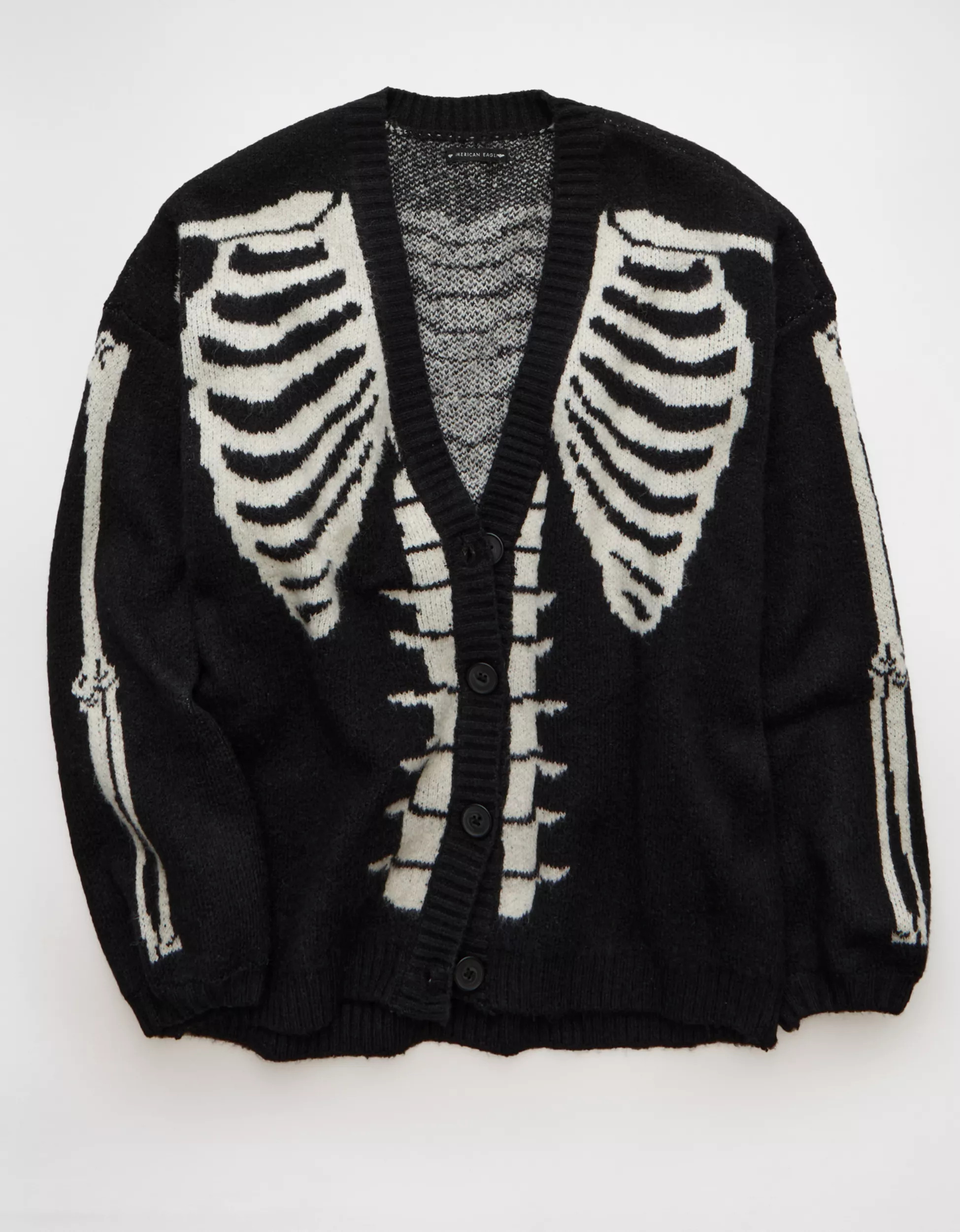 AE Whoa So Soft Skeleton Cardigan | American Eagle Outfitters (US & CA)