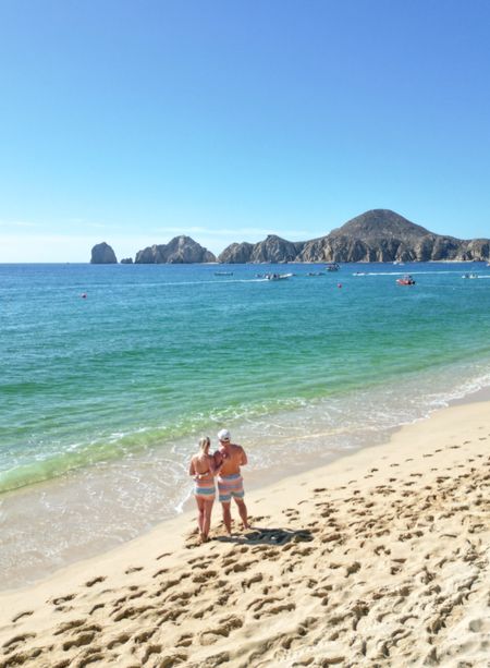 Matching swim for him & her for your destination wedding week & honeymoon in Cabo 

#LTKtravel #LTKswim #LTKwedding