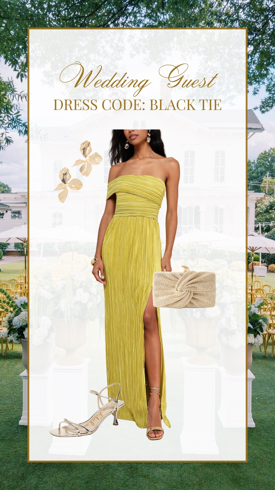 Black tie wedding under $200!