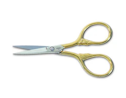 Gingher 3.5 Inch Gold-Handled Lion's Tail Embroidery Scissors (01-005870) | Walmart (US)
