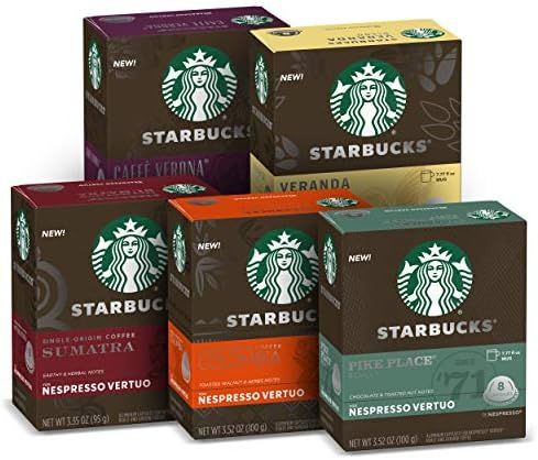 Starbucks by Nespresso Blonde, Medium, and Dark Roast Variety Pack Coffee (40-count single serve ... | Amazon (US)