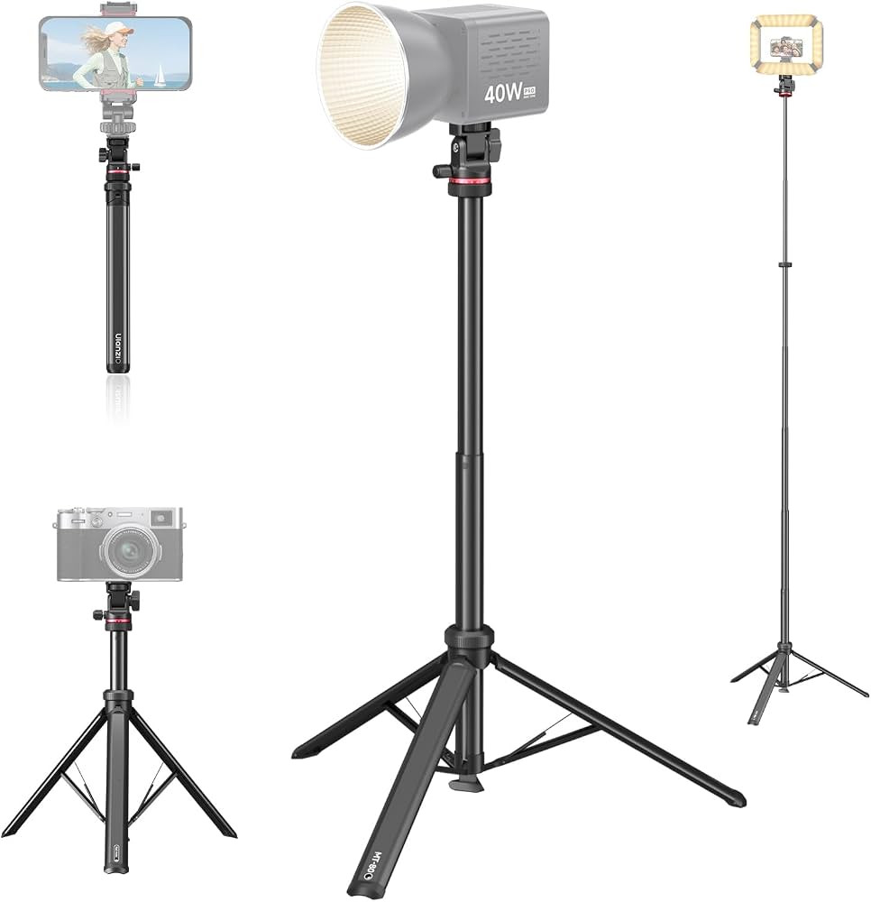 ULANZI MT-80 Aluminum Tripod Stand, 7FT Auto Pop-Up Camera Light Tripod | Amazon (US)
