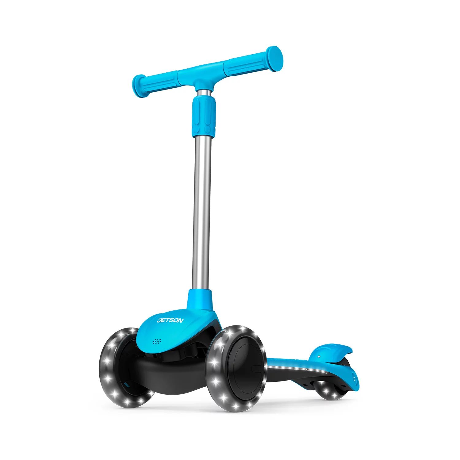 Jetson Lumi 3 Wheel Light-up Kids Kick Scooter, Adjustable Height Ages 3+, Unisex, Blue | Walmart (US)