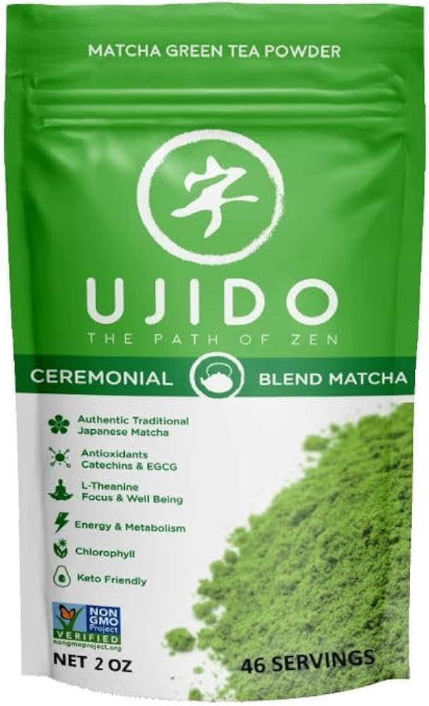Ujido Japanese Matcha Green Tea Powder – Ceremonial Blend (2 oz) | Amazon (US)