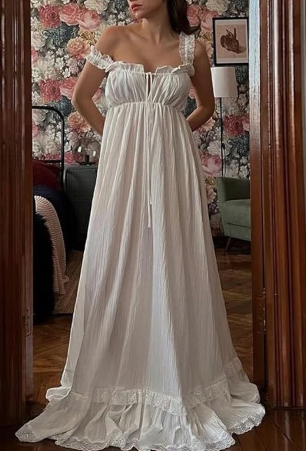 White tiered maxi dress with that soft European charm and romantic countryside feel. 🦢 Perfect for a casual wedding, bridal shower, honeymoon, vacation dinner, garden party, beach photos, or summer event when you want something feminine, flowy, and effortless. The lace trim, ruffle tiers, cami straps, and high-waist swing shape give it that pretty bridal-inspired look without feeling too formal. 

Grab this dress if you want an easy white summer maxi that feels romantic, airy, and beautifully timeless. 🌿

#LTKWedding #LTKMidsize #LTKSeasonal