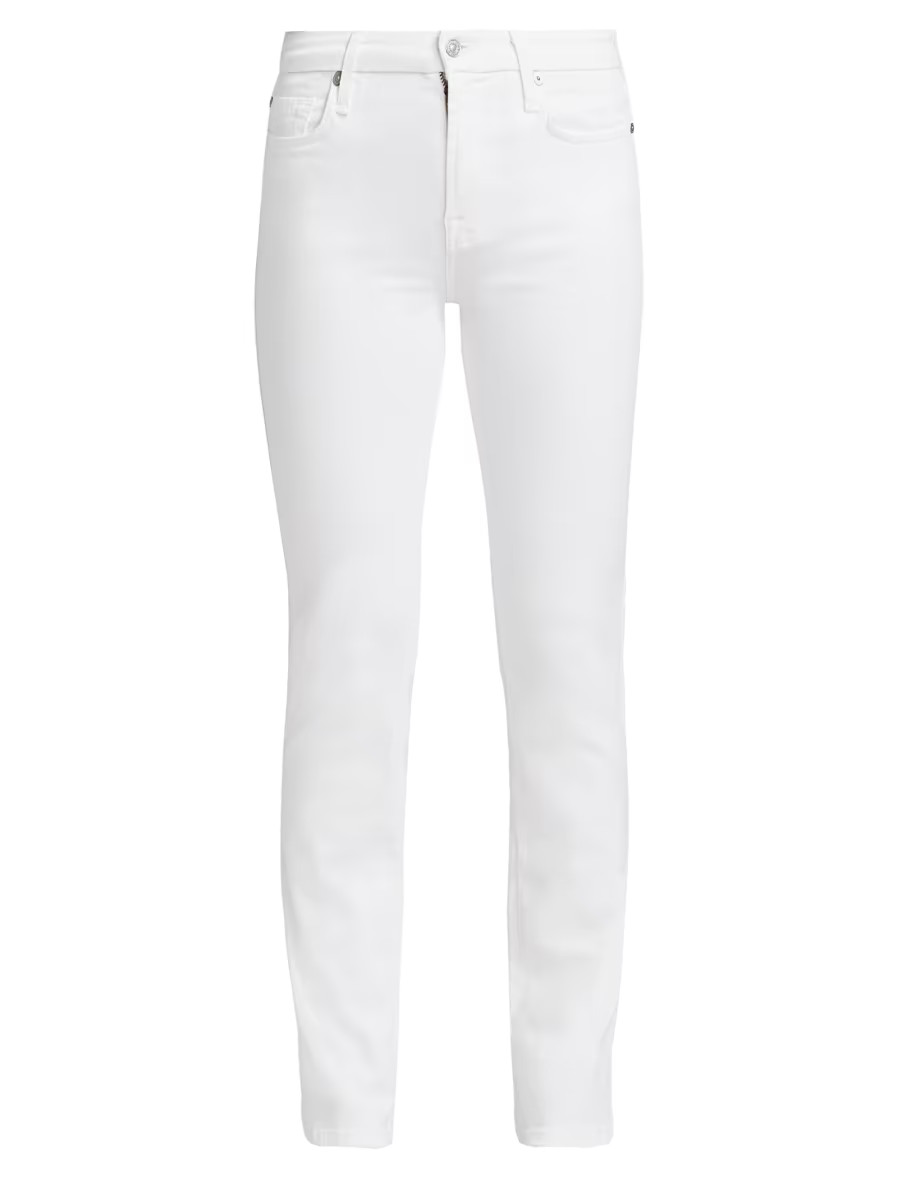 Kimmie Mid-Rise Straight Jeans | Saks Fifth Avenue