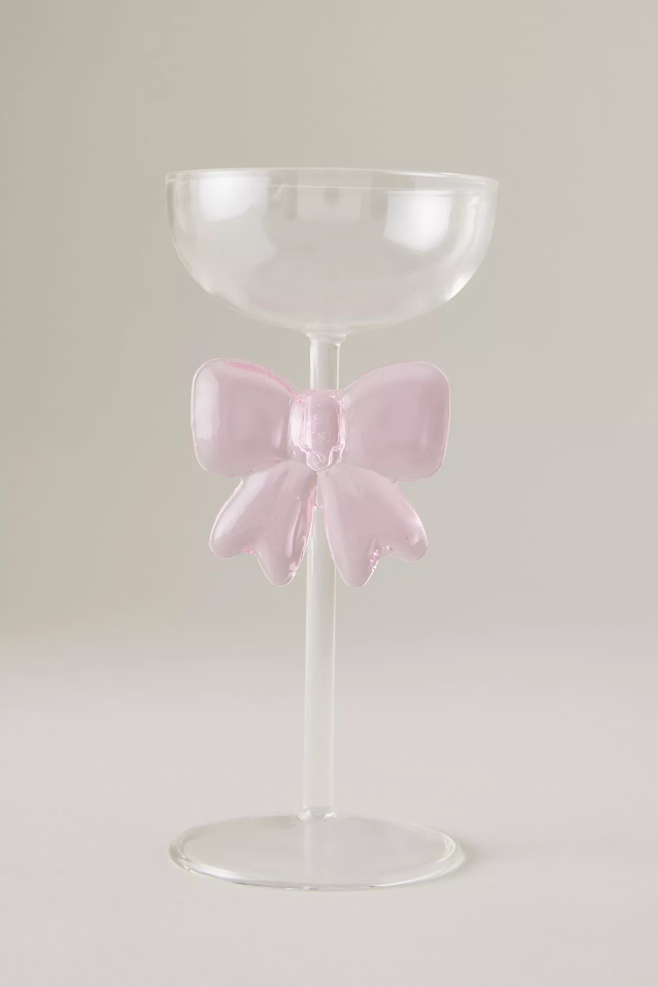 Lepelclub Bow Coupe Glass | Anthropologie (US)