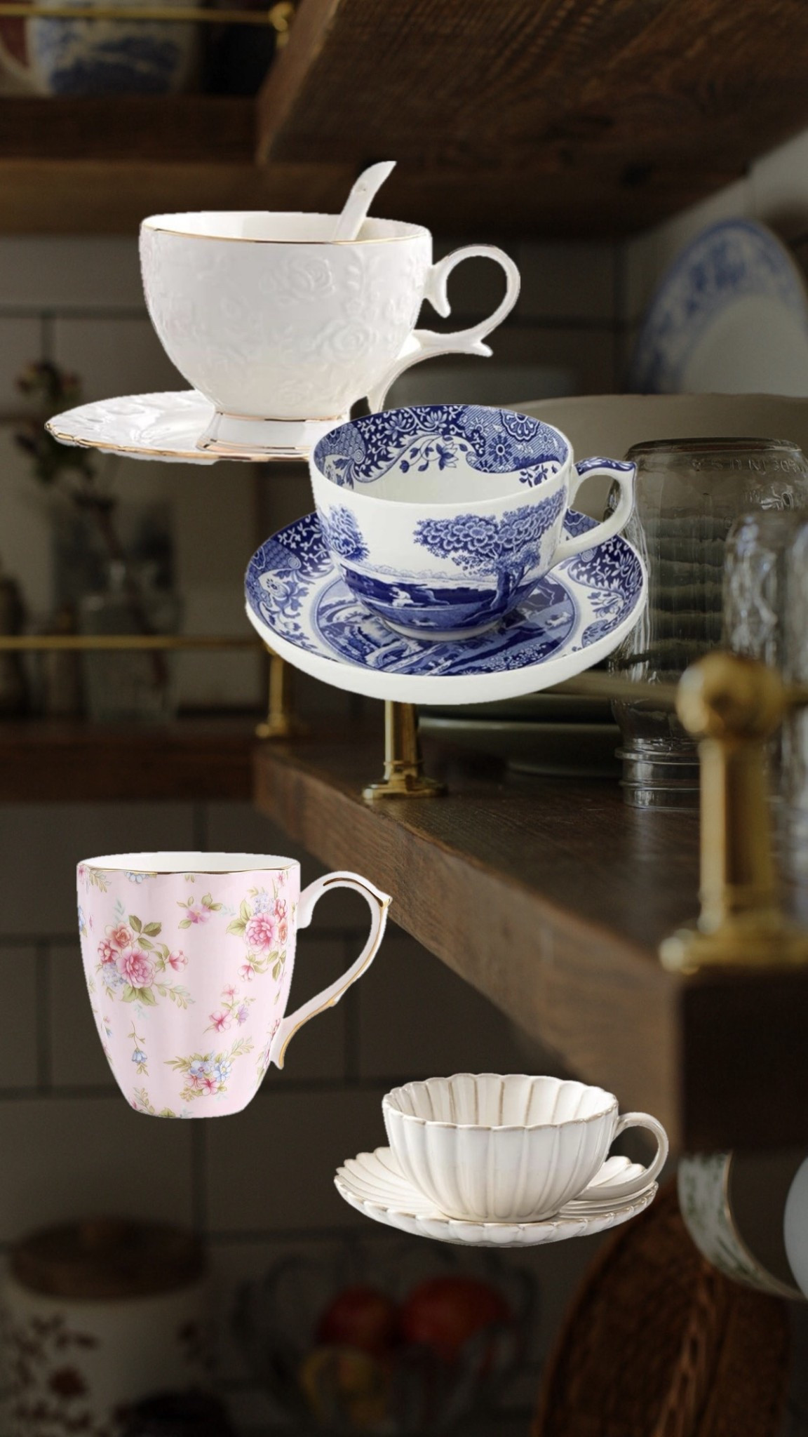 Antique-inspired cups and mugs that make even an ordinary cup of coffee feel a little more special. ☕️ I love pieces that feel collected over time—delicate details, warm tones, and that charming old-world feel. Sharing a few favorites that bring vintage character to everyday moments.

#LTKHome