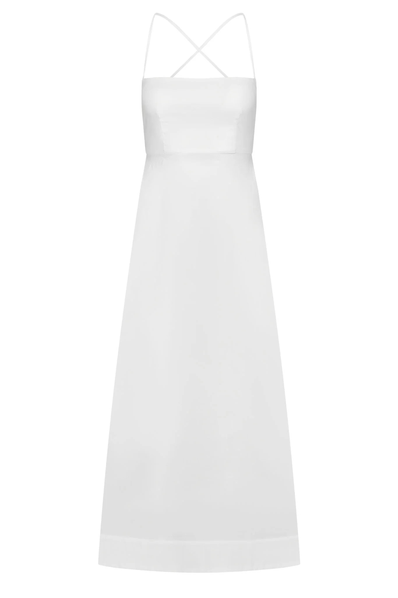 Montpellier Dress - White - White / M | Monday Swimwear