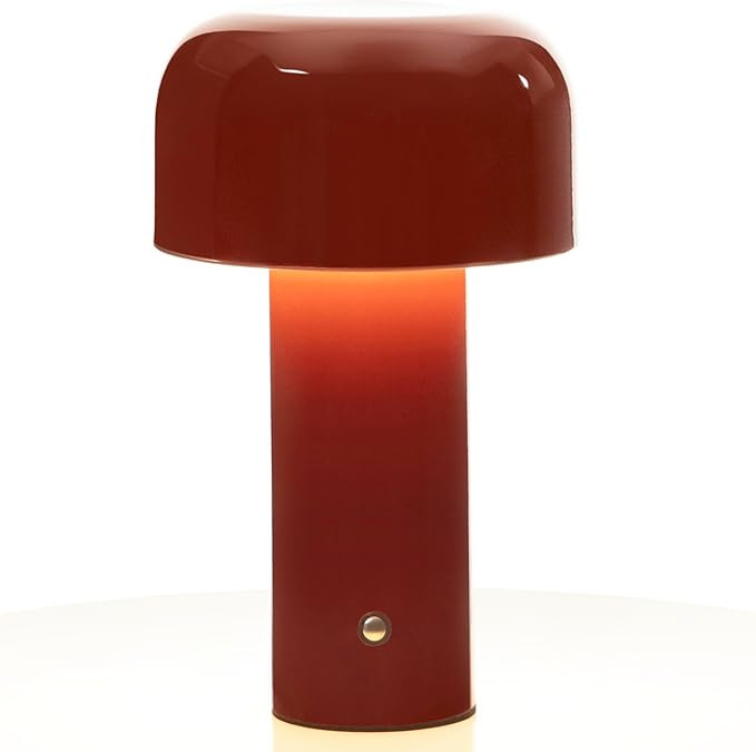 Modern Mushroom Table Lamp for Portable Touch Dimming,Rechargeable LED Night Light with 3-Levels ... | Amazon (US)