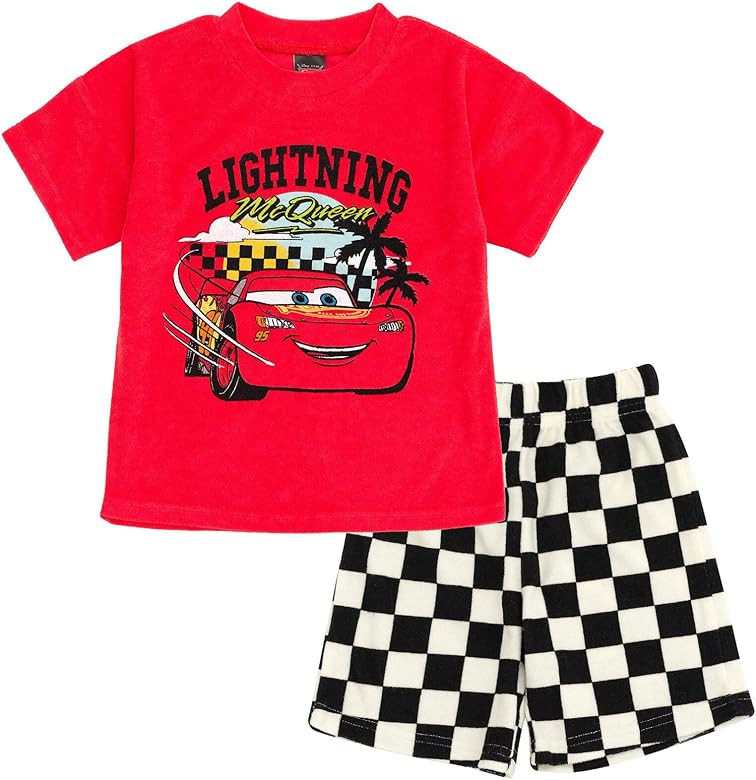 Disney Lion King Mickey Mouse Cars T-Shirt and Shorts Outfit Set Toddler to Big Kid Sizes (2T - 1... | Amazon (US)