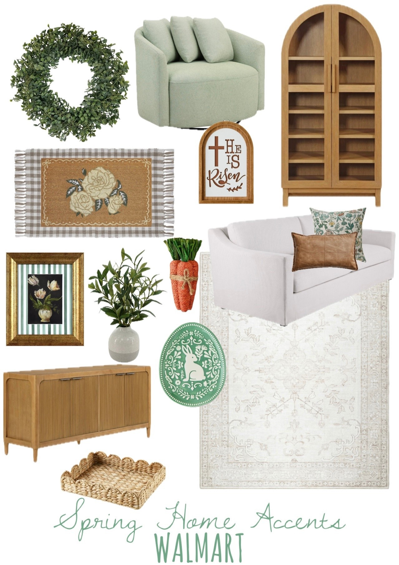 Spring accents at Walmart! Green is very popular this year 🌿

#LTKSeasonal #LTKmomlife #LTKHome