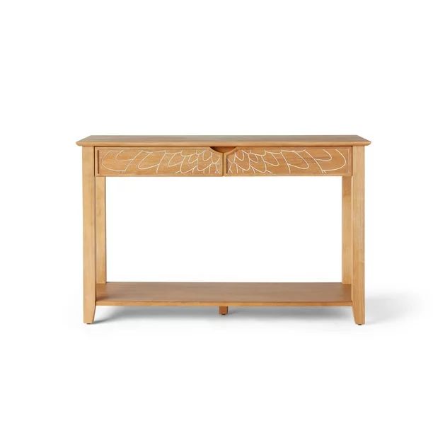 Carved Wood Console Table By Drew Barrymore Flower Home | Walmart (US)