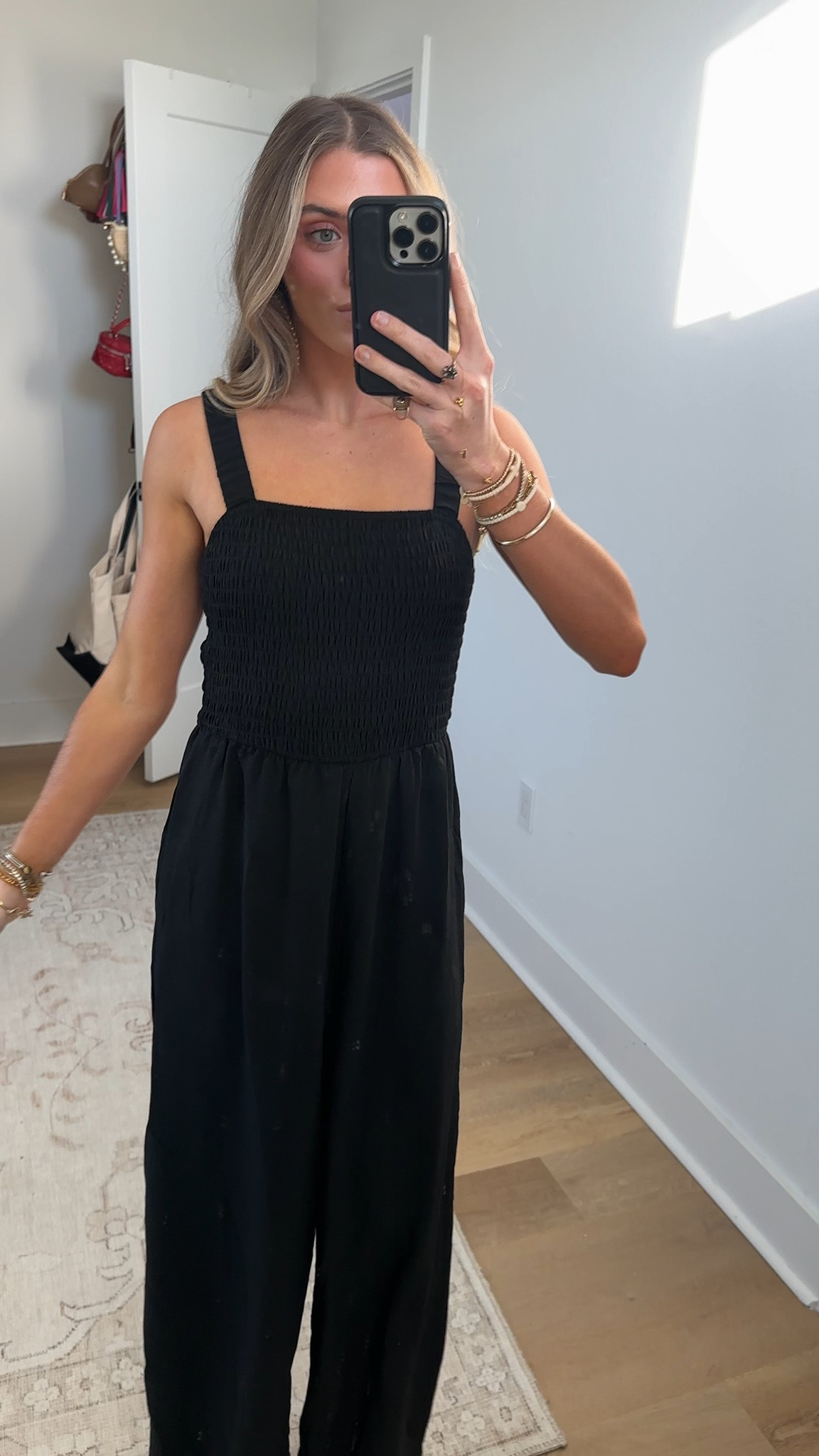 Amazon size small Lepunuo Jumpsuits for Women Casual One Piece Overalls Smocked Wide Leg Long Rompers With Pockets Beach Vacation

#LTKootd #LTKSaleAlert #LTKSeasonal