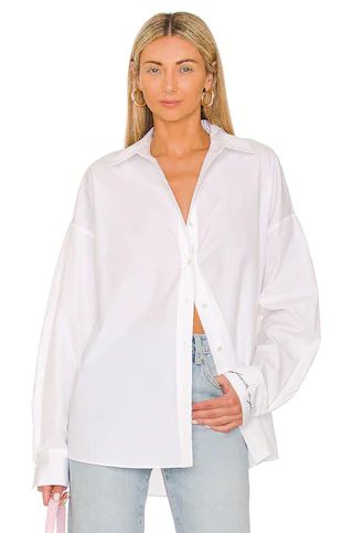 Favorite Daughter The Ex Boyfriend Shirt in White from Revolve.com | Revolve Clothing (Global)