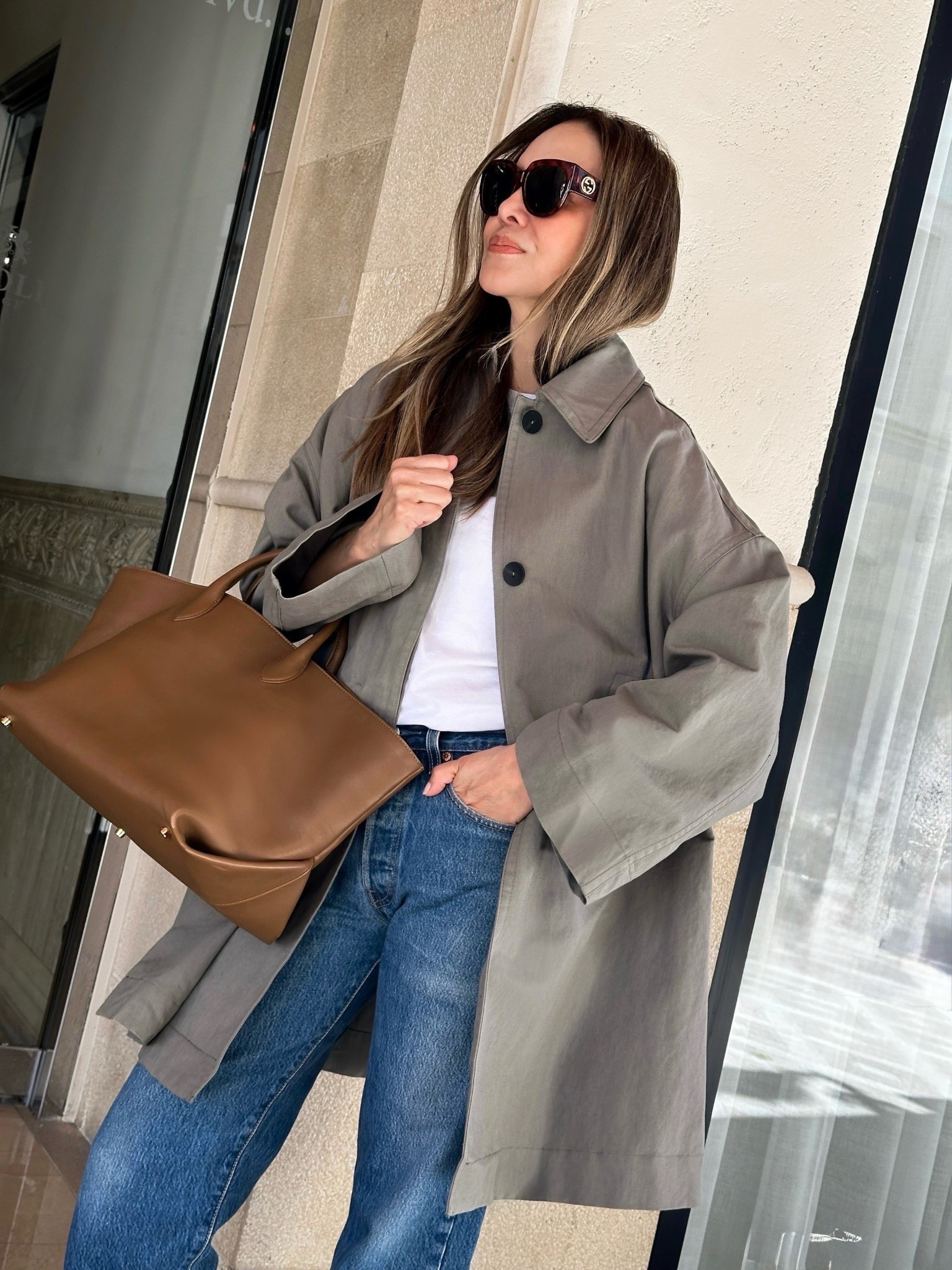 Transitional outfit 
@Zara trench: wearing a size small 

#LTKootd #LTKSeasonal #LTKgrwm