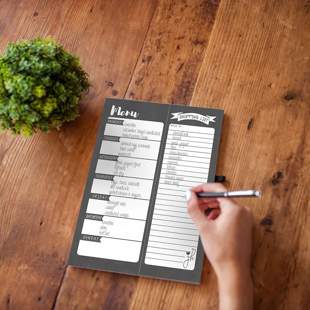 Jennakate Meal Planning Weekly Magnetic Notepad - Daily Menu with easy tear off Shopping List or ... | Walmart (US)