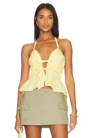 Lovers and Friends Dalia Top in Butter Yellow from Revolve.com | Revolve Clothing (Global)