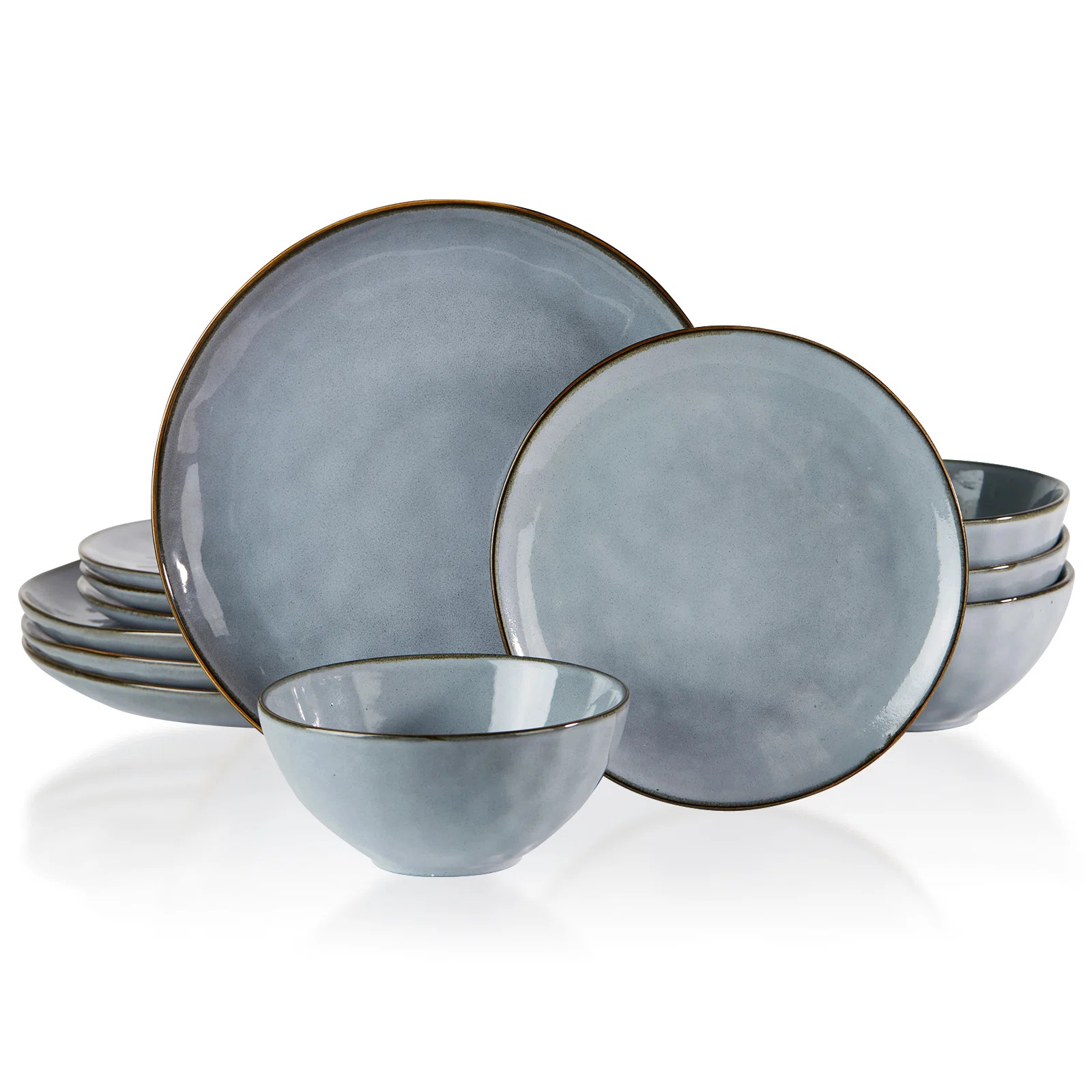 Leny 12-Piece Stoneware Dinnerware Set - Service for 4 | Joss & Main