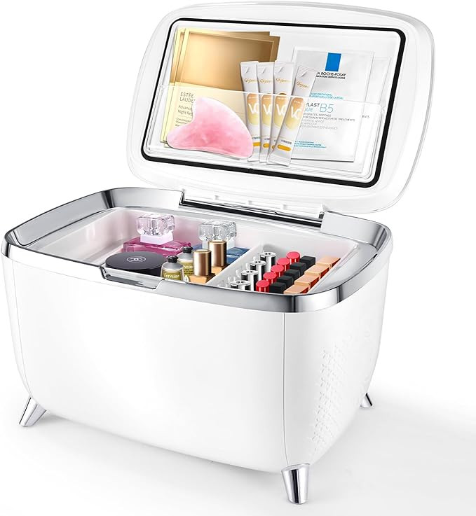 Personal 6 Liters Mini Skincare Fridge, Cosmetic Fridge, Portable Makeup Cooler Refrigerator for ... | Amazon (US)