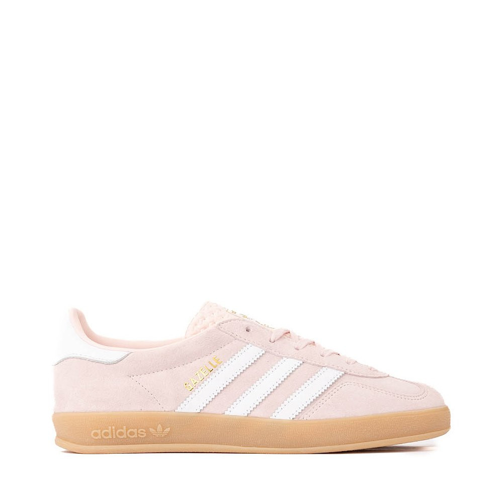 Womens adidas Gazelle Indoor Athletic Shoe - Sandy Pink / White / Gum | Journeys