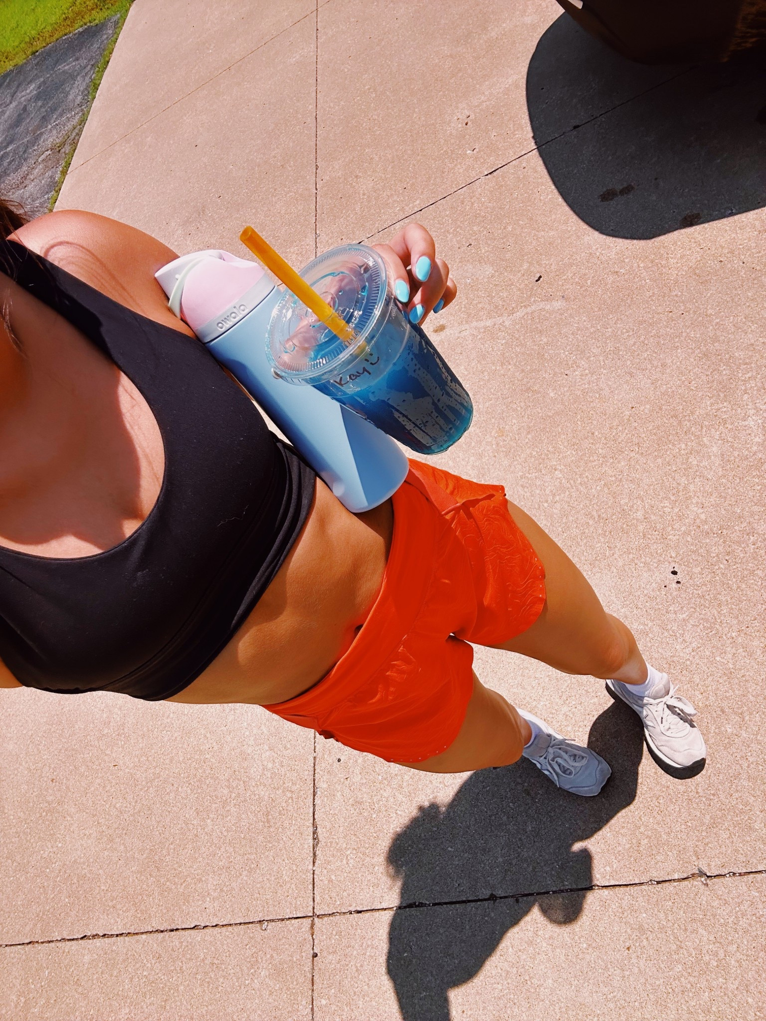 walk ootd!!! they are out of the orange color in the shorts but linked the same kind🧡

#LTKStyleTip #LTKHome #LTKSummerEdit