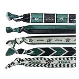 Littlearth womens NHL Dallas Stars Knotted Hair Tie Set, Team Color, Set of 5 | Amazon (US)