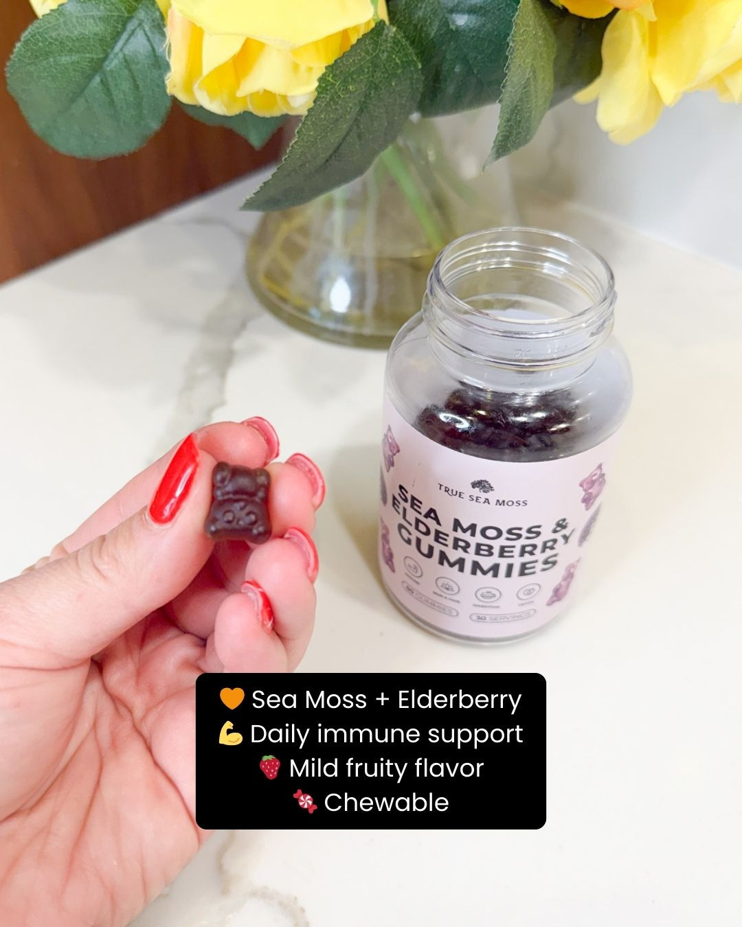 Boost your daily wellness the easy (and tasty) way 🍇✨ with these sea moss elderberry gummies! Packed with nutrients and bursting with flavor, they make taking care of your body feel like a treat 💖🌿. Perfect for busy days when you need a quick, feel-good boost 👀✨. Trust me, this is one habit you’ll actually look forward to 💕

#wellnessessentials #gummies #healthylifestyle #dailyvitamins #seamoss #elderberry #immunesupport #selfcare #wellnessjourney #healthgoals #supplements #vitamins #nutrition #healthyhabits #wellbeing #dailyroutine #healthboost #naturalwellness #lifestyleupgrade #easywellness #ltkhealth #wellnessinspo #healthyliving #dailyessentials #ltkfinds 

 