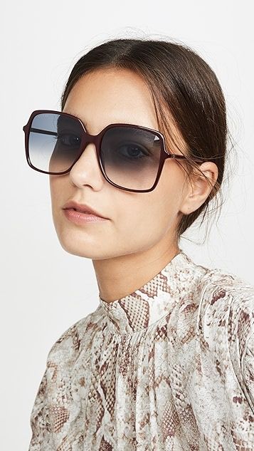 Ultralight Acetate Square Sunglasses | Shopbop